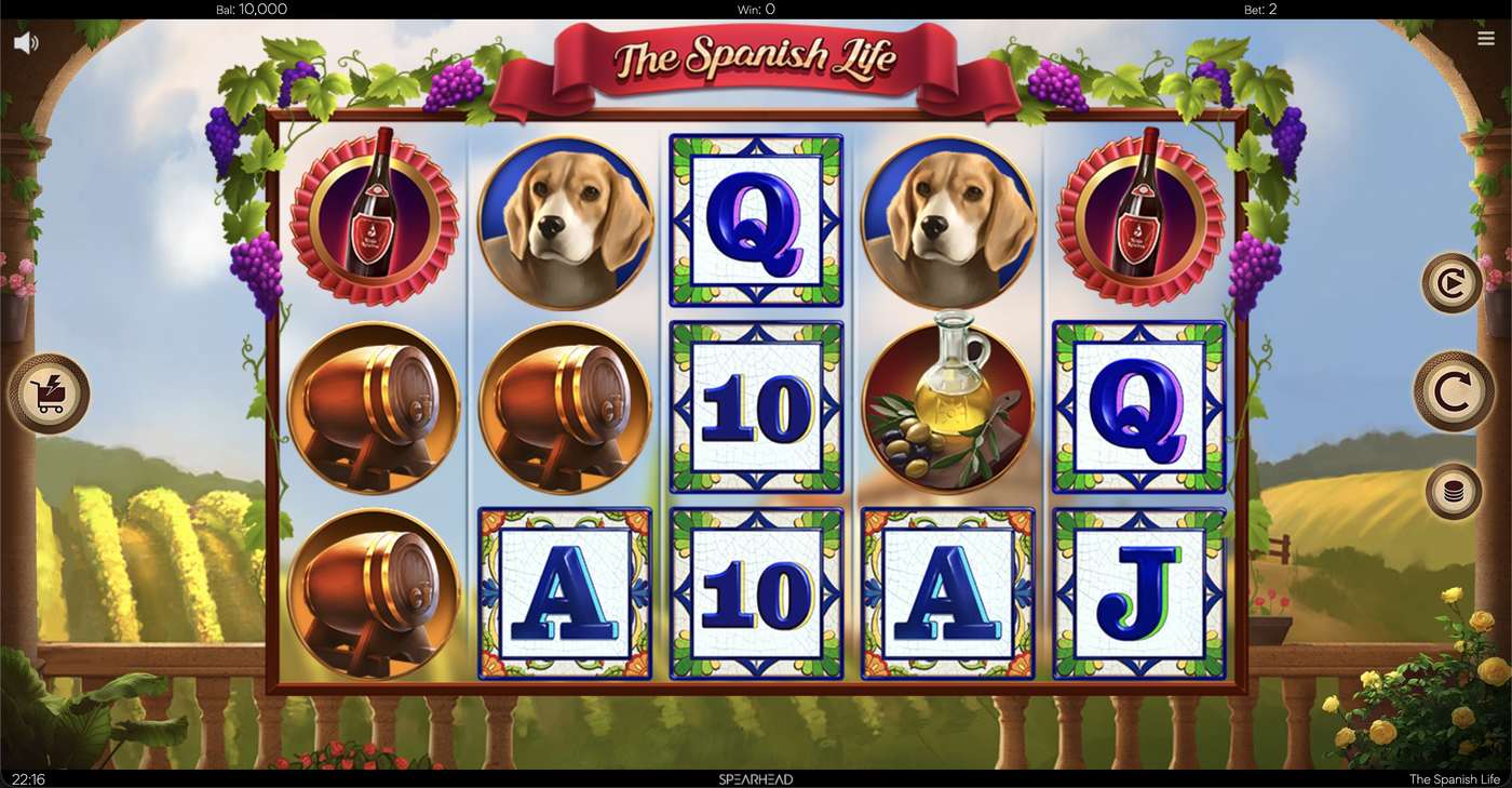 The Spanish Life: image of main menu