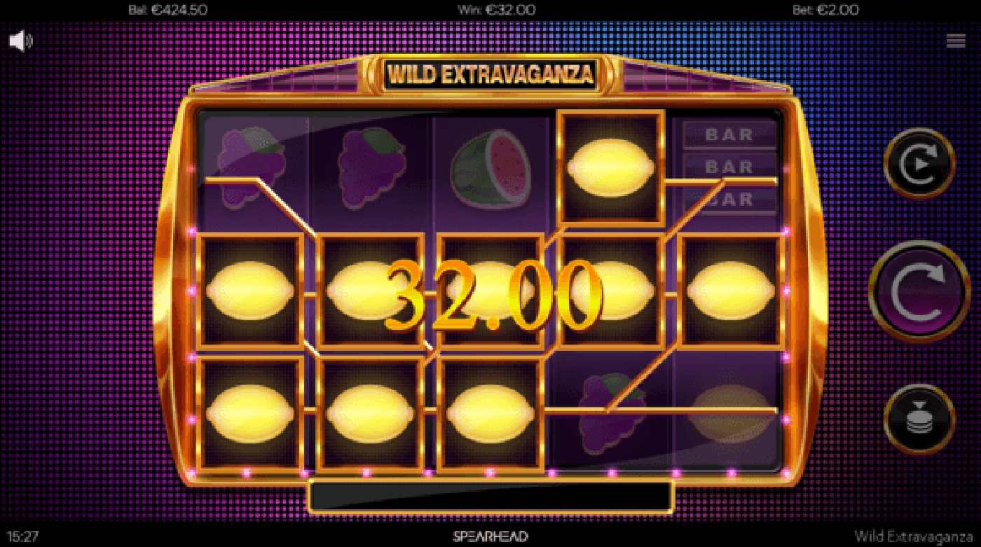 Wild Extravaganza: image of winning