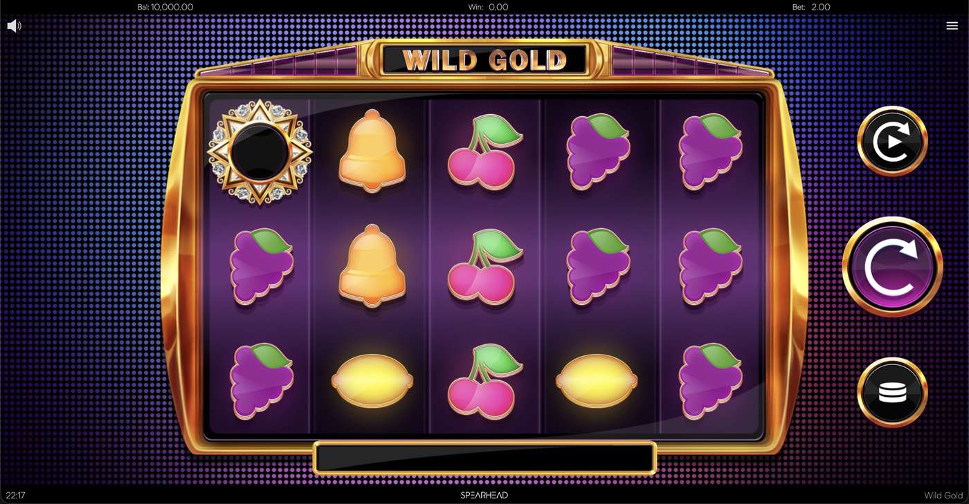 Wild Gold: image of main menu