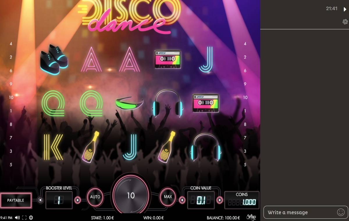 Disco Dance: image of main menu