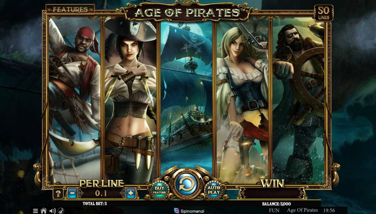 Age of Pirates: image of main menu