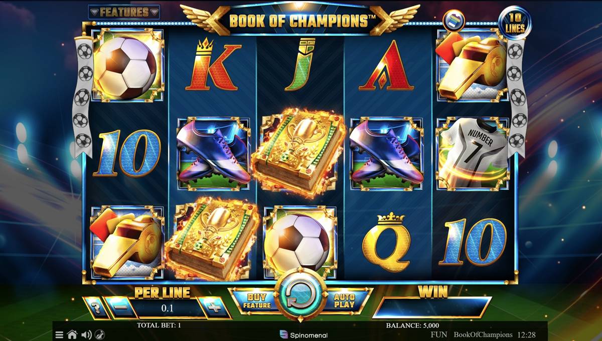 Book of Champions: image of main menu