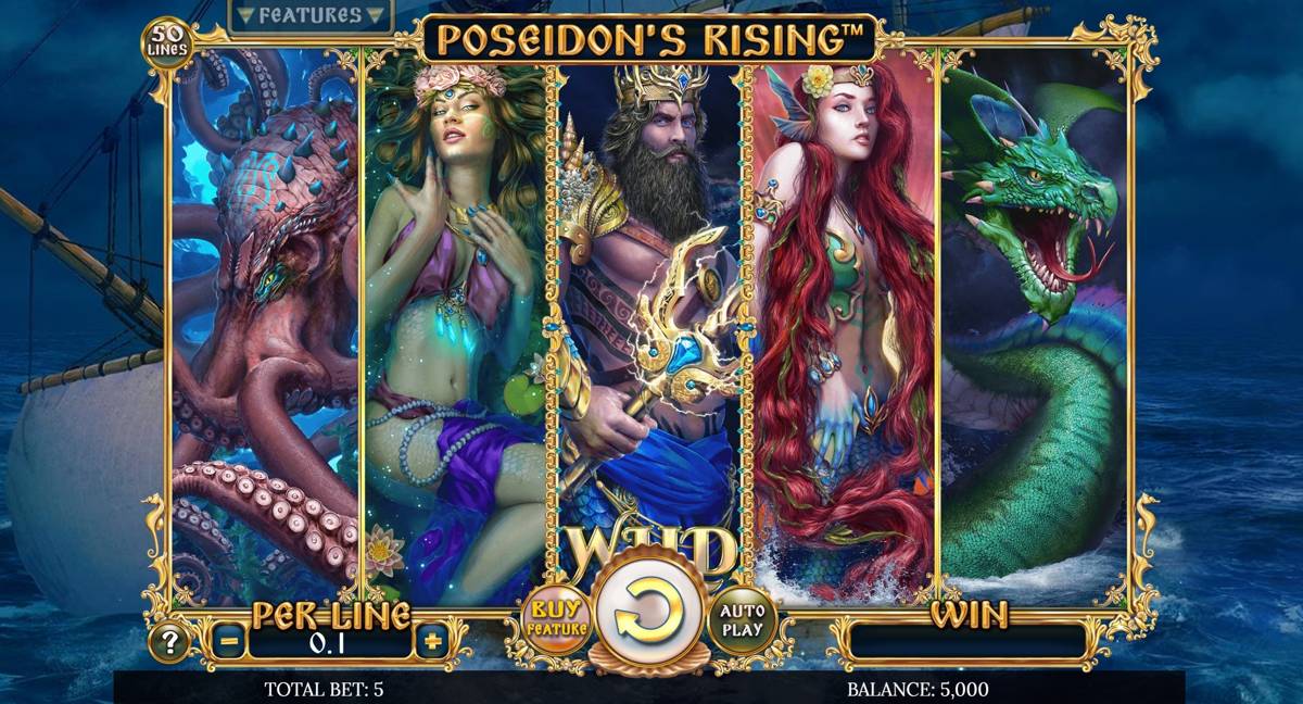 Poseidon's Rising: image of main menu