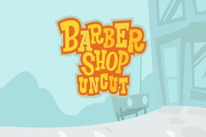 Barber Shop Uncut Online Slot Logo