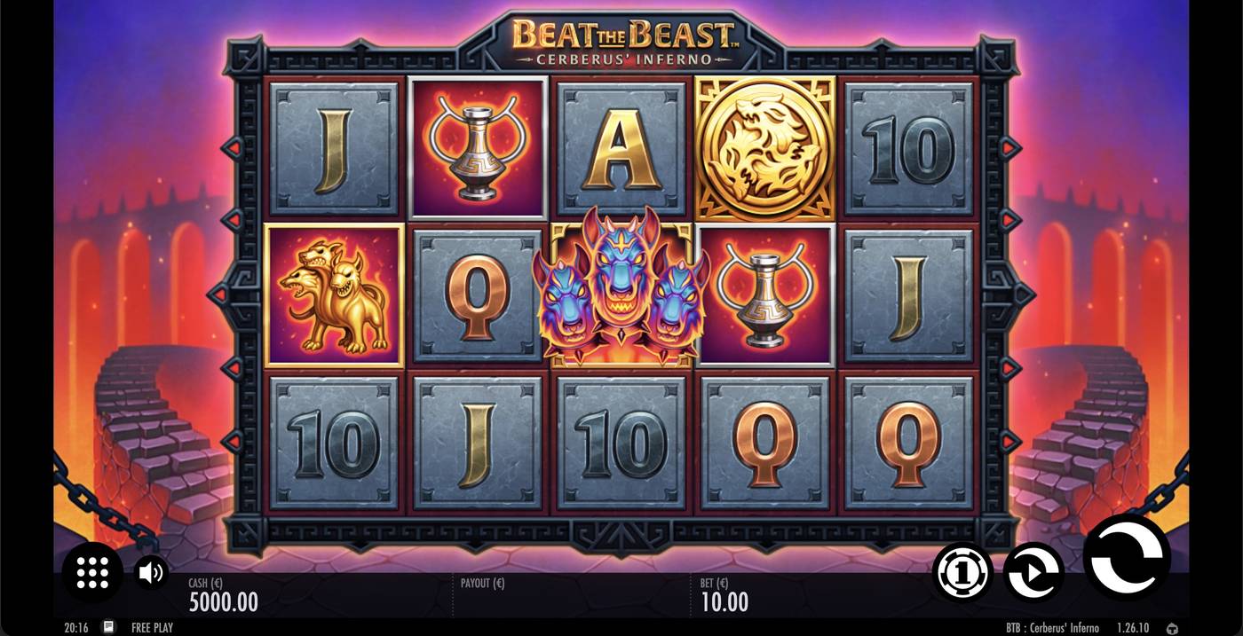 Beat the Beast: Cerberus’ Inferno: image of main menu