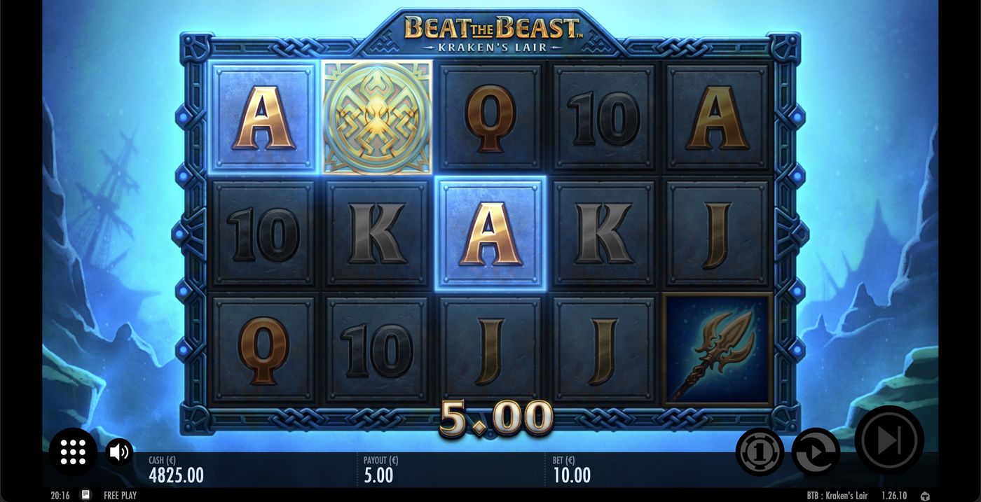 Beat the Beast: Kraken’s Lair: image of winning
