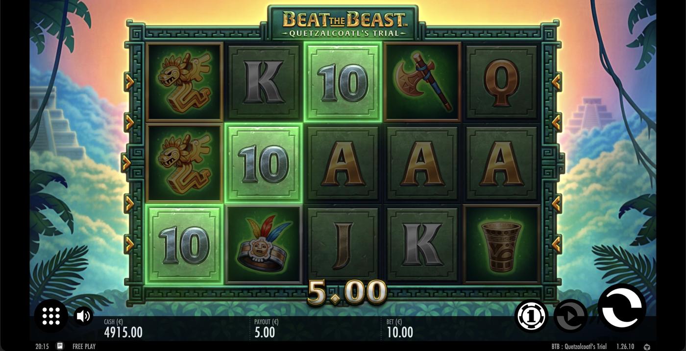 Beat the Beast: Quetzalcoatl’s Trial: image of winning