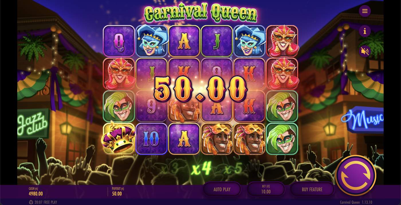 Carnival Queen: image of winning