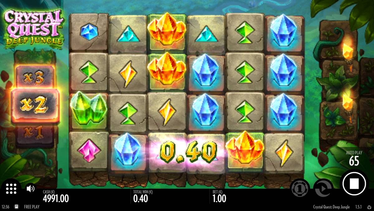Crystal Quest Deep Jungle: image of winning