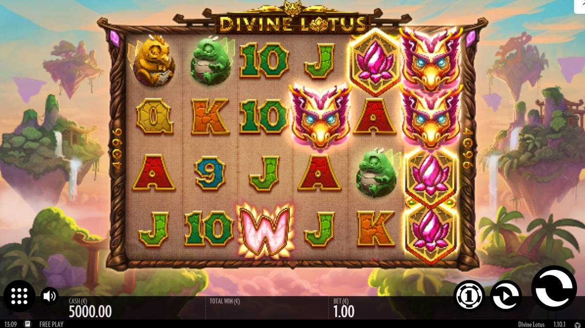 Divine Lotus: image of main menu