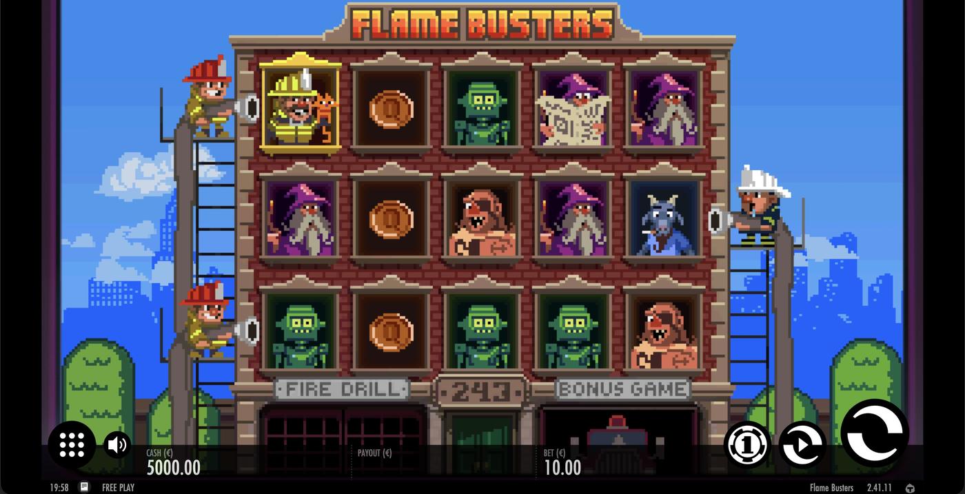 Flame Busters: image of main menu