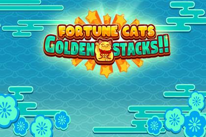 Fortune Cats Golden Stacks Online Slot Logo
