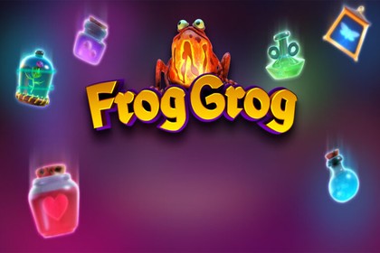 Frog Grog Online Slot Logo