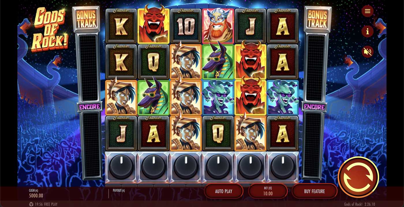 Gods of Rock!: image of main menu
