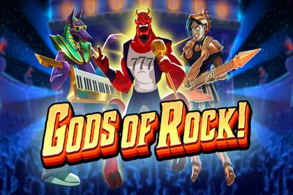 Gods of Rock! Online Slot Logo