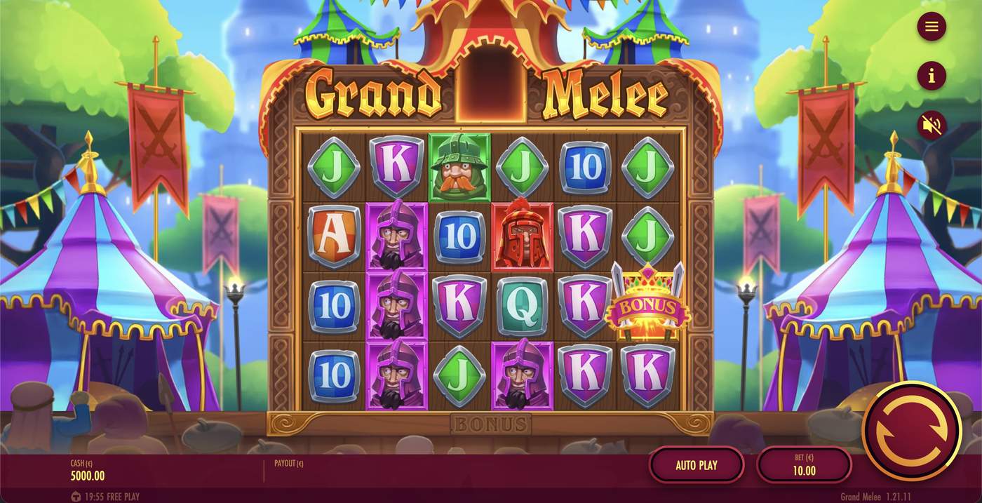 Grand Melee: image of main menu