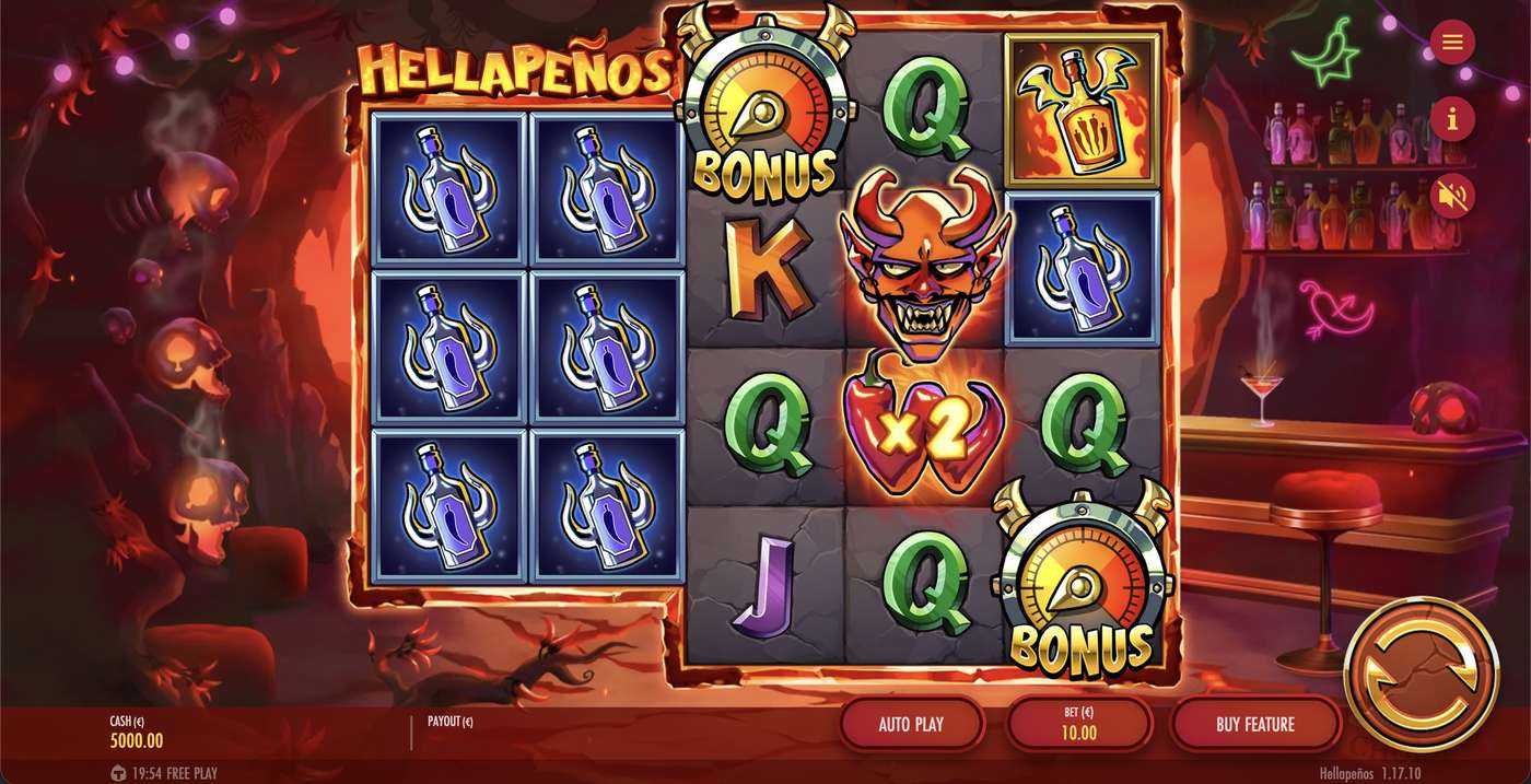 Hellapeños: image of main menu