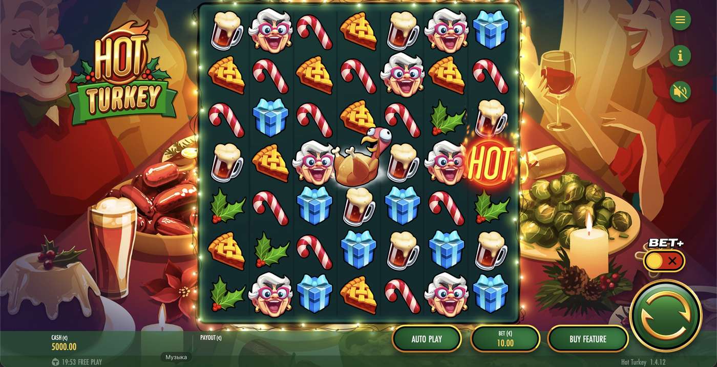 Hot Turkey: image of main menu