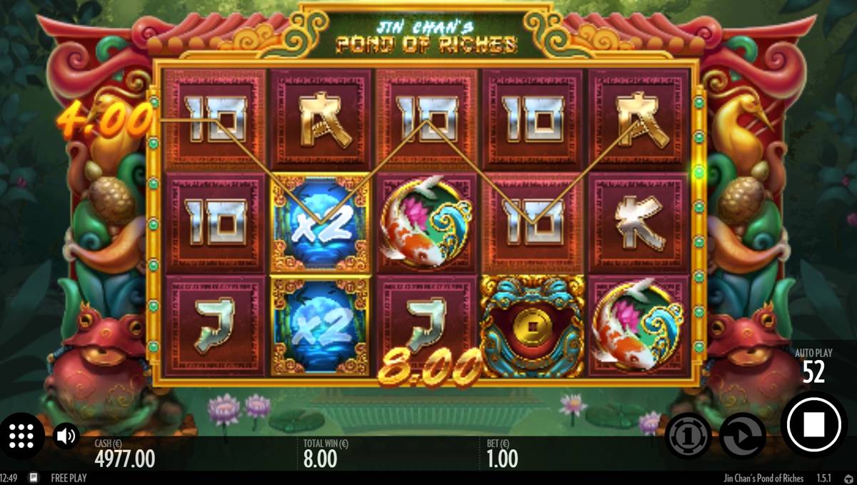 Jin Chan's Pond of Riches: image of winning