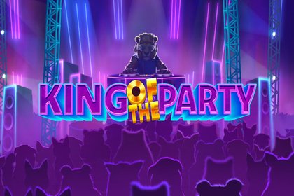 King of the Party Online Slot Logo