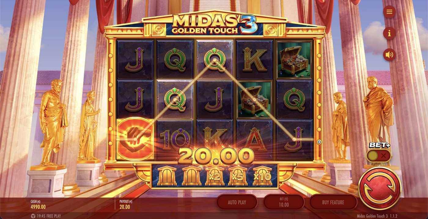 Midas Golden Touch 3: image of winning