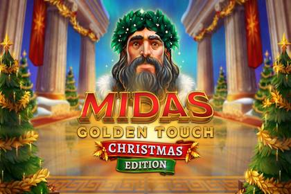 Midas Golden Touch Christmas Edition Online Slot Logo
