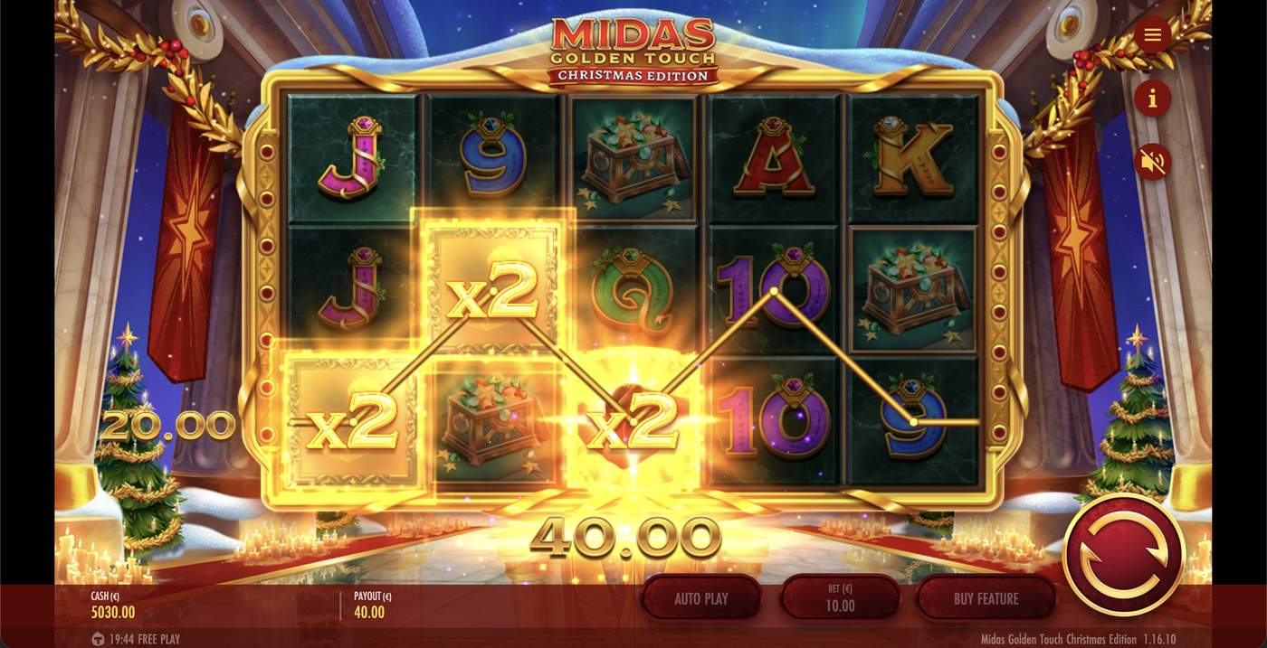 Midas Golden Touch Christmas Edition: image of winning