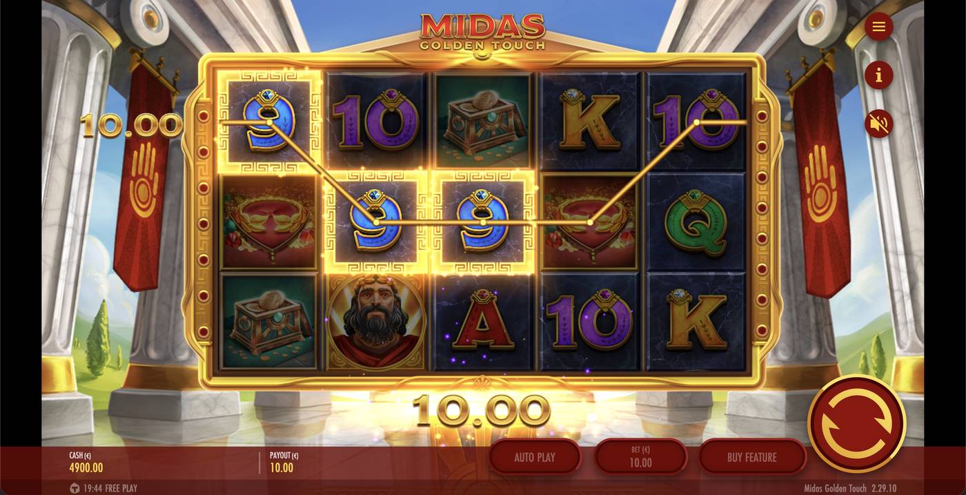 Midas Golden Touch: image of winning