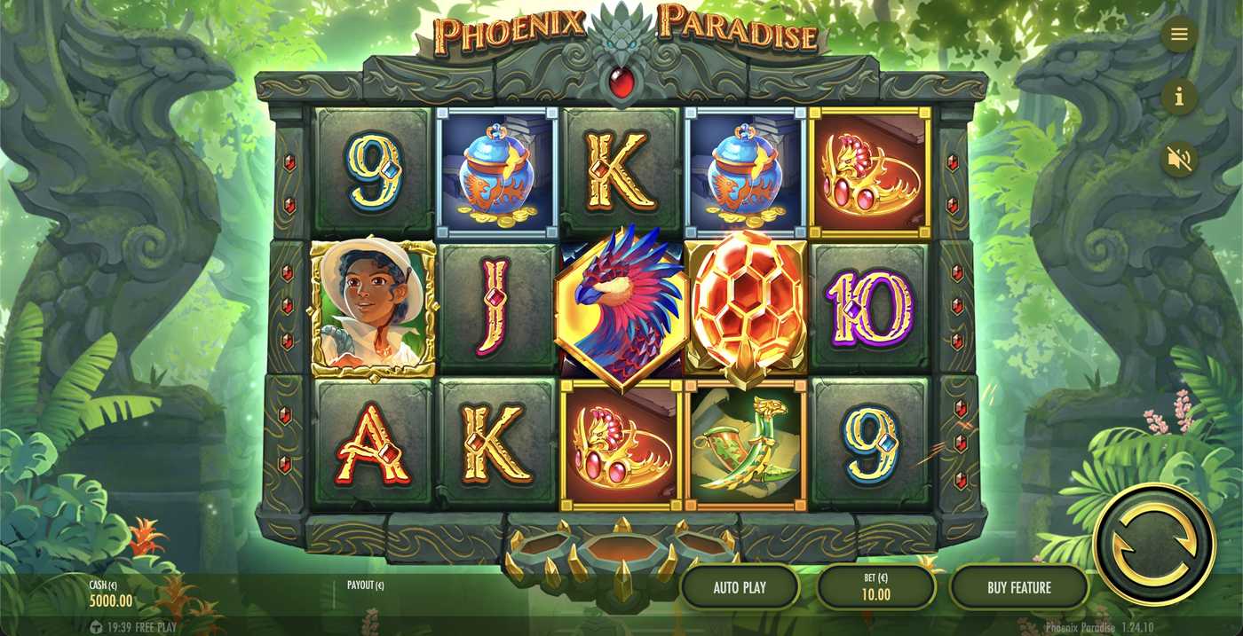 Phoenix Paradise: image of main menu