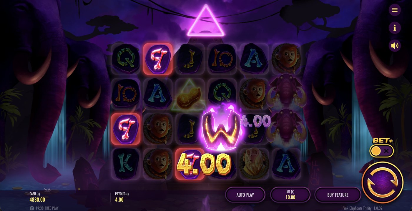 Pink Elephants Trinity: image of winning