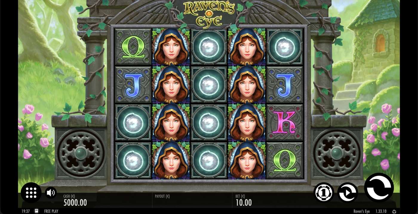 Raven’s Eye: image of main menu