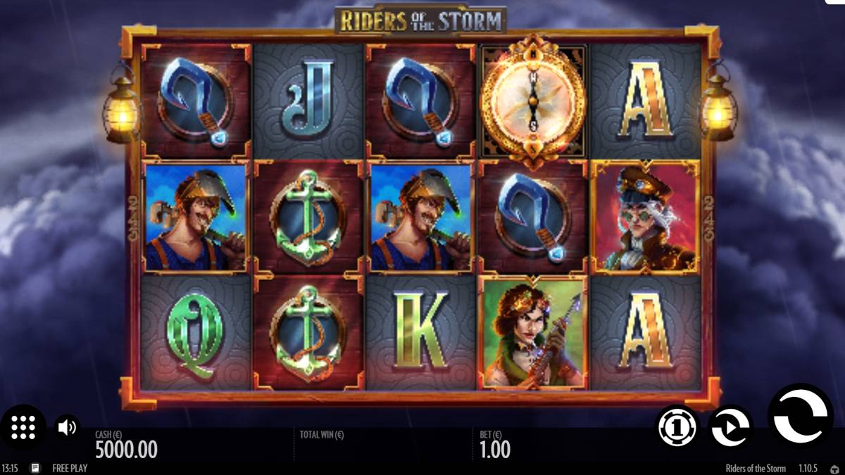 Riders of the Storm: image of main menu