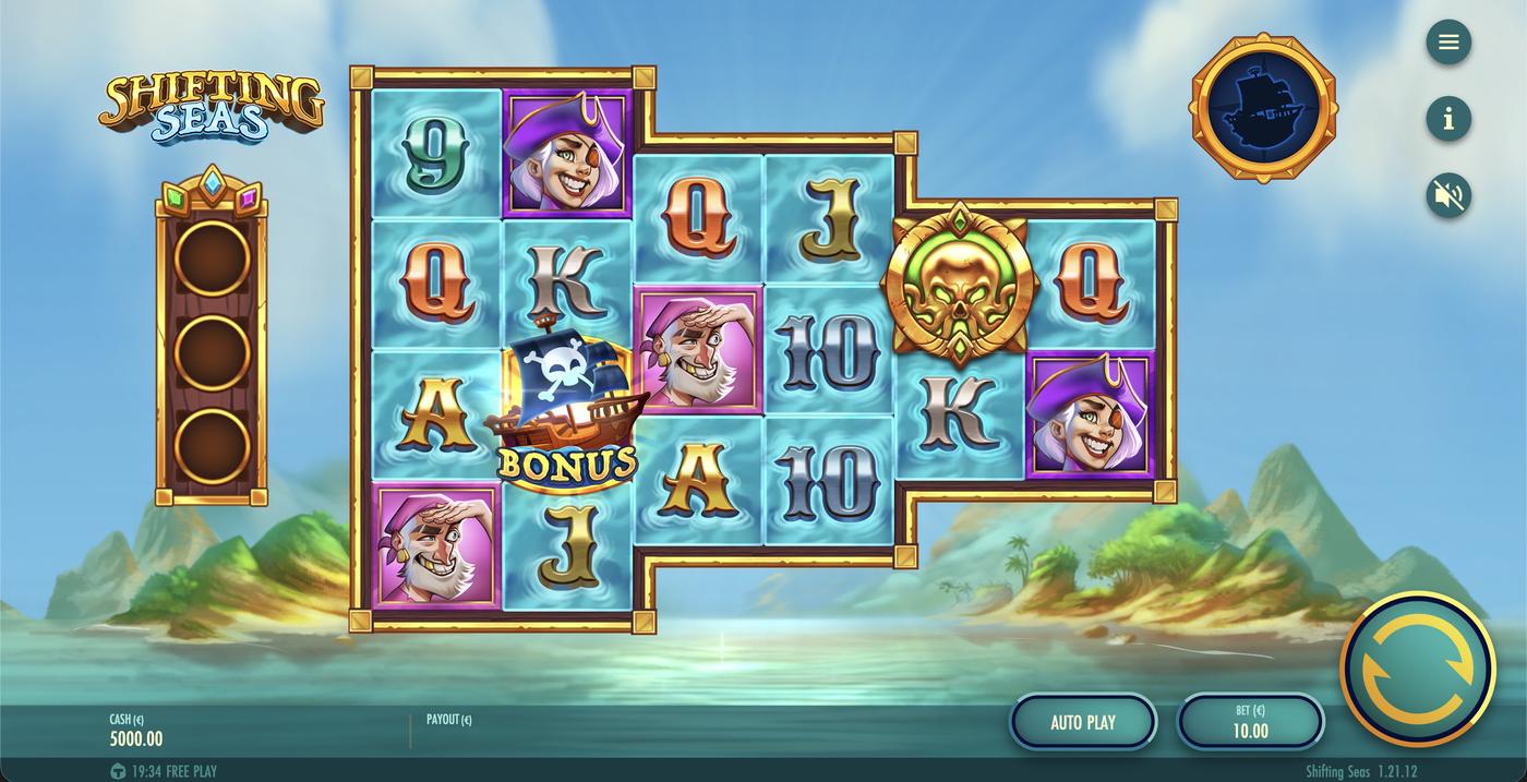 Shifting Seas: image of main menu