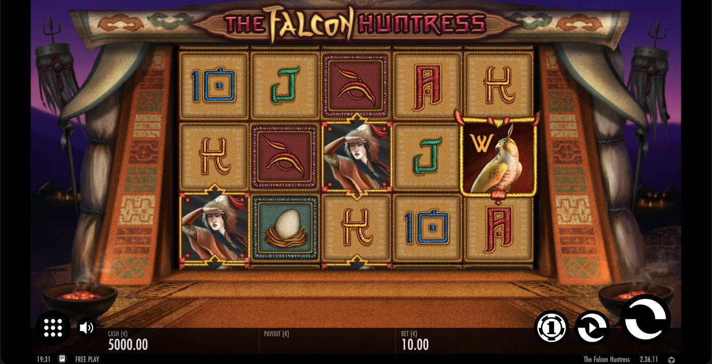 The Falcon Huntress: image of main menu