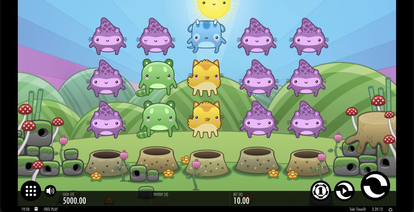 Toki Time: image of main menu