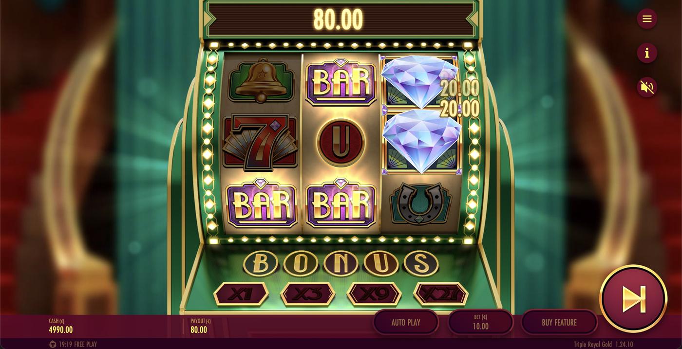 Triple Royal Gold: image of winning