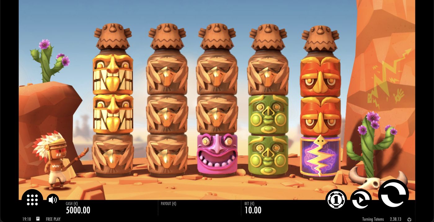 Turning Totems: image of main menu
