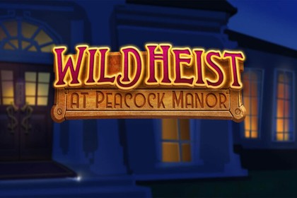 Wild Heist at Peacock Manor Online Slot Logo