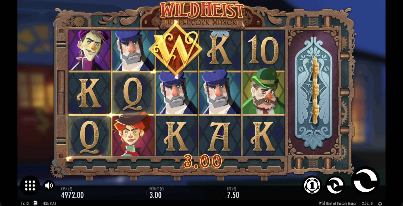 Wild Heist at Peacock Manor: image of winning