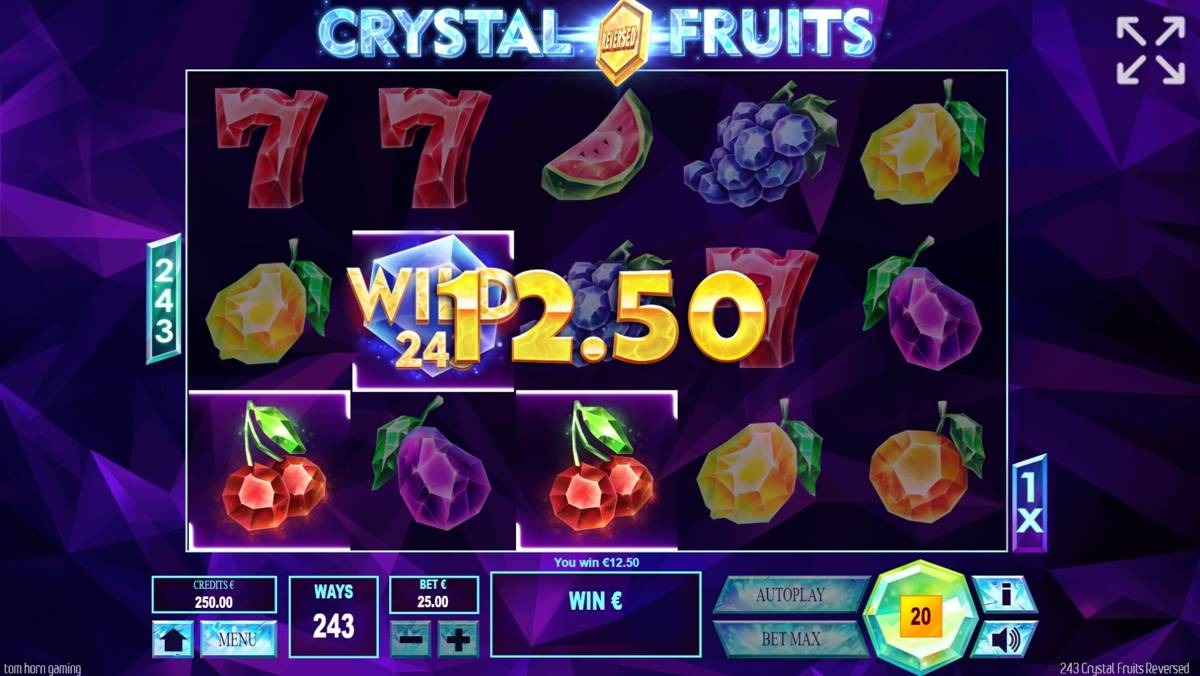 243 Crystal Fruits Reserved: image of winning