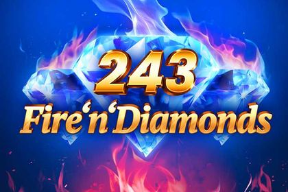 243 Fire'n'Diamonds Online Slot Logo