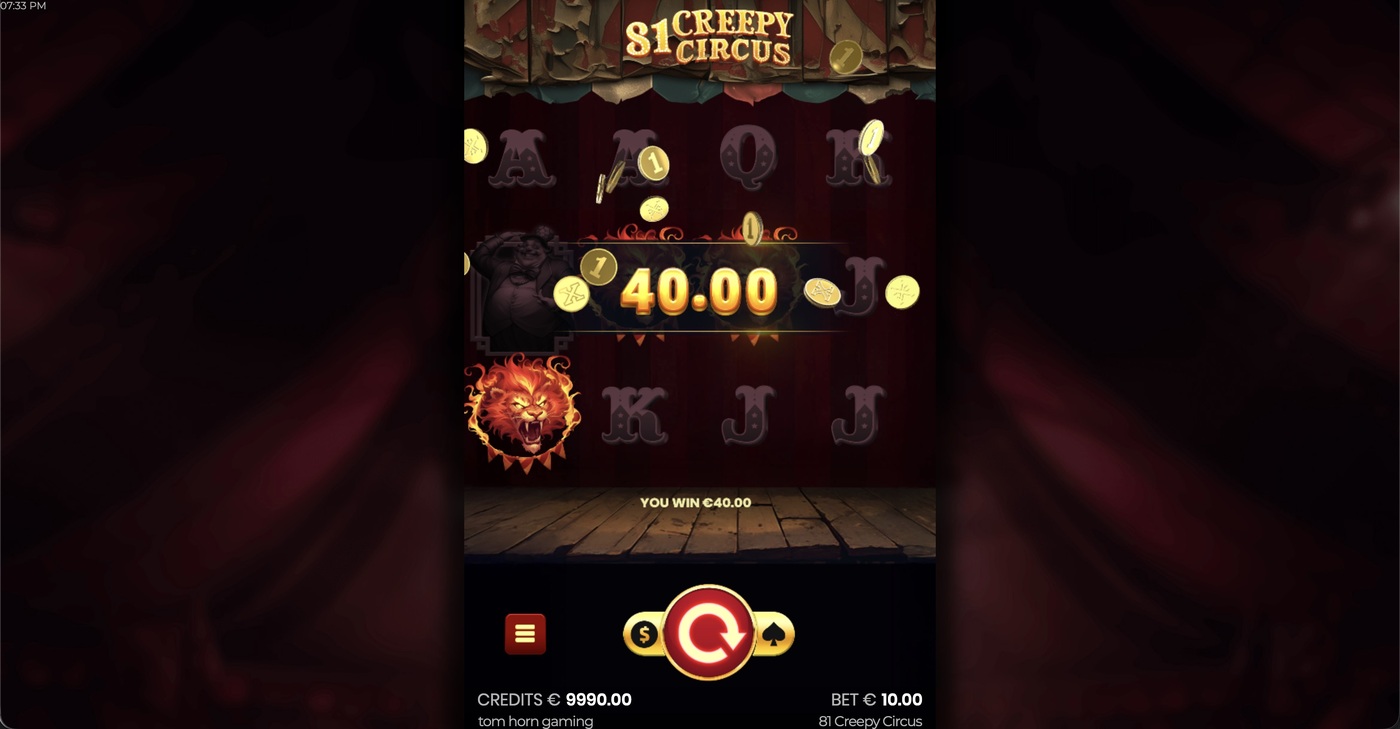 81 Creepy Circus: image of winning
