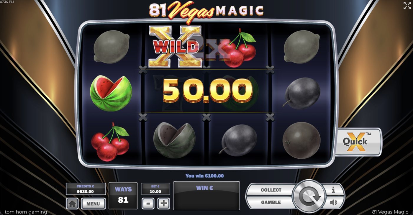 81 Vegas Magic: image of winning
