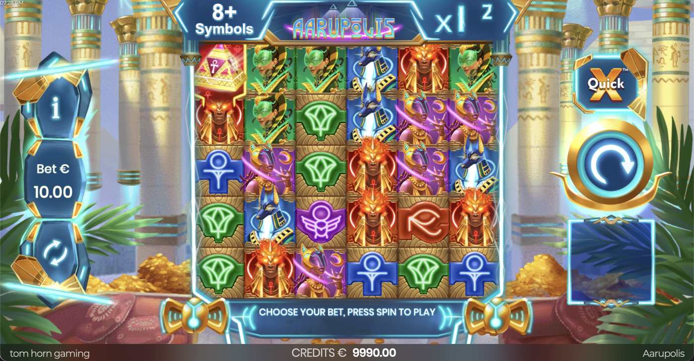 Aarupolis: image of main menu
