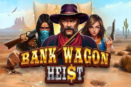 Bank Wagon Heist Online Slot Logo