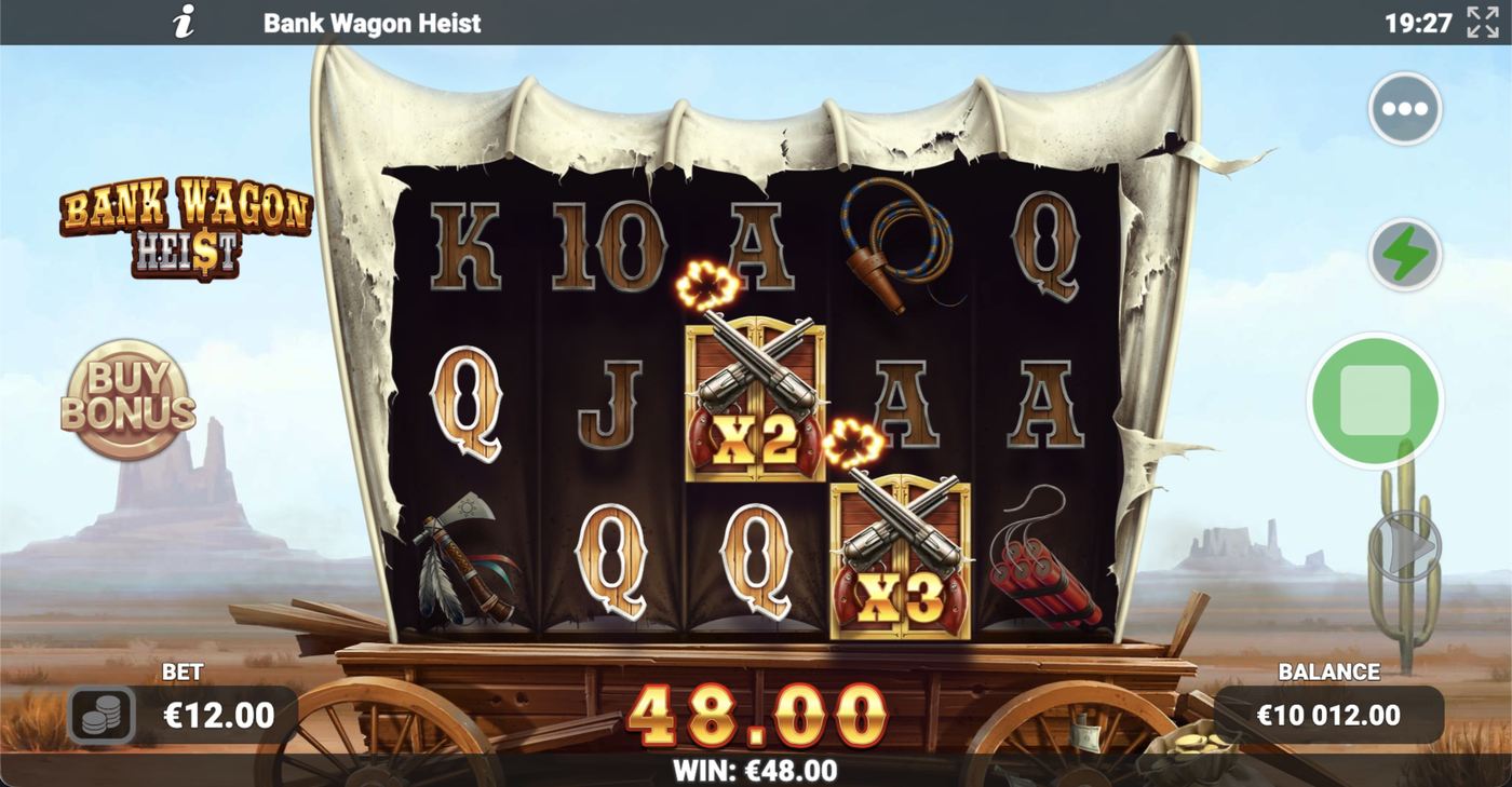 Bank Wagon Heist: image of winning