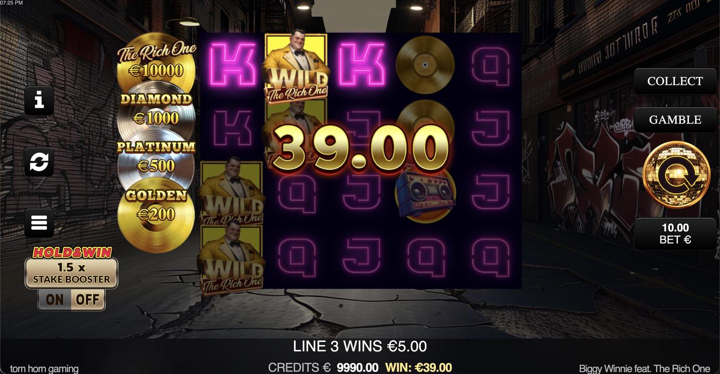 Biggy Winnie feat. The Rich One: image of winning