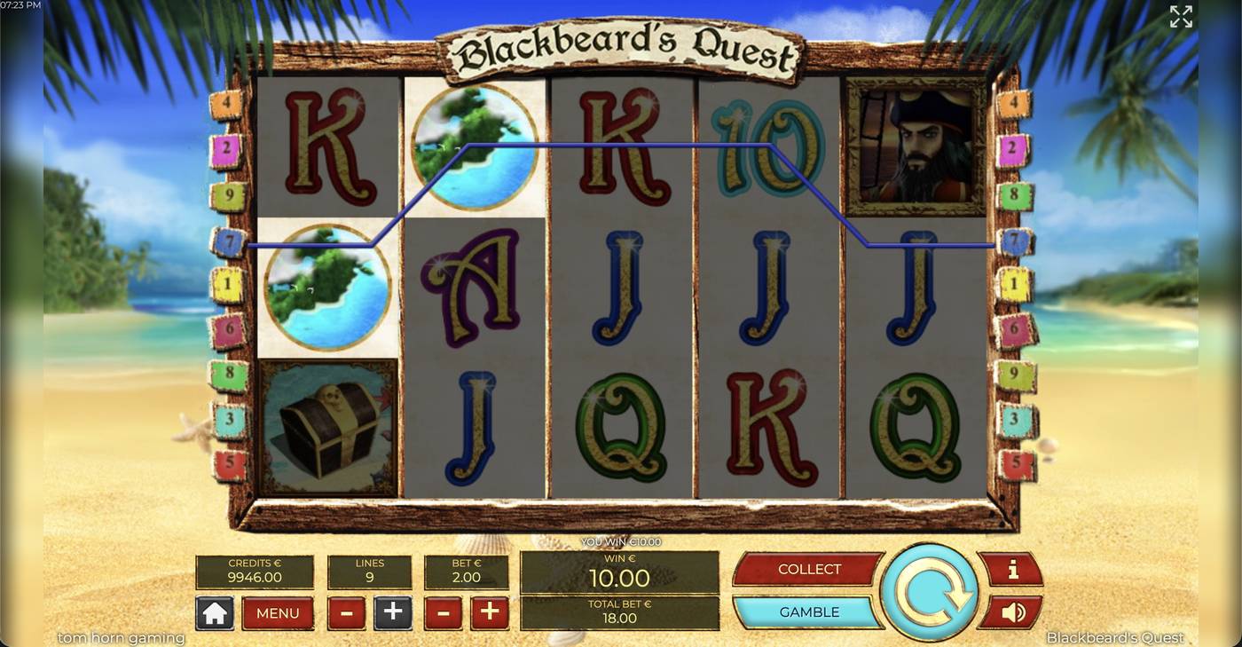 Blackbeard's Quest: image of winning