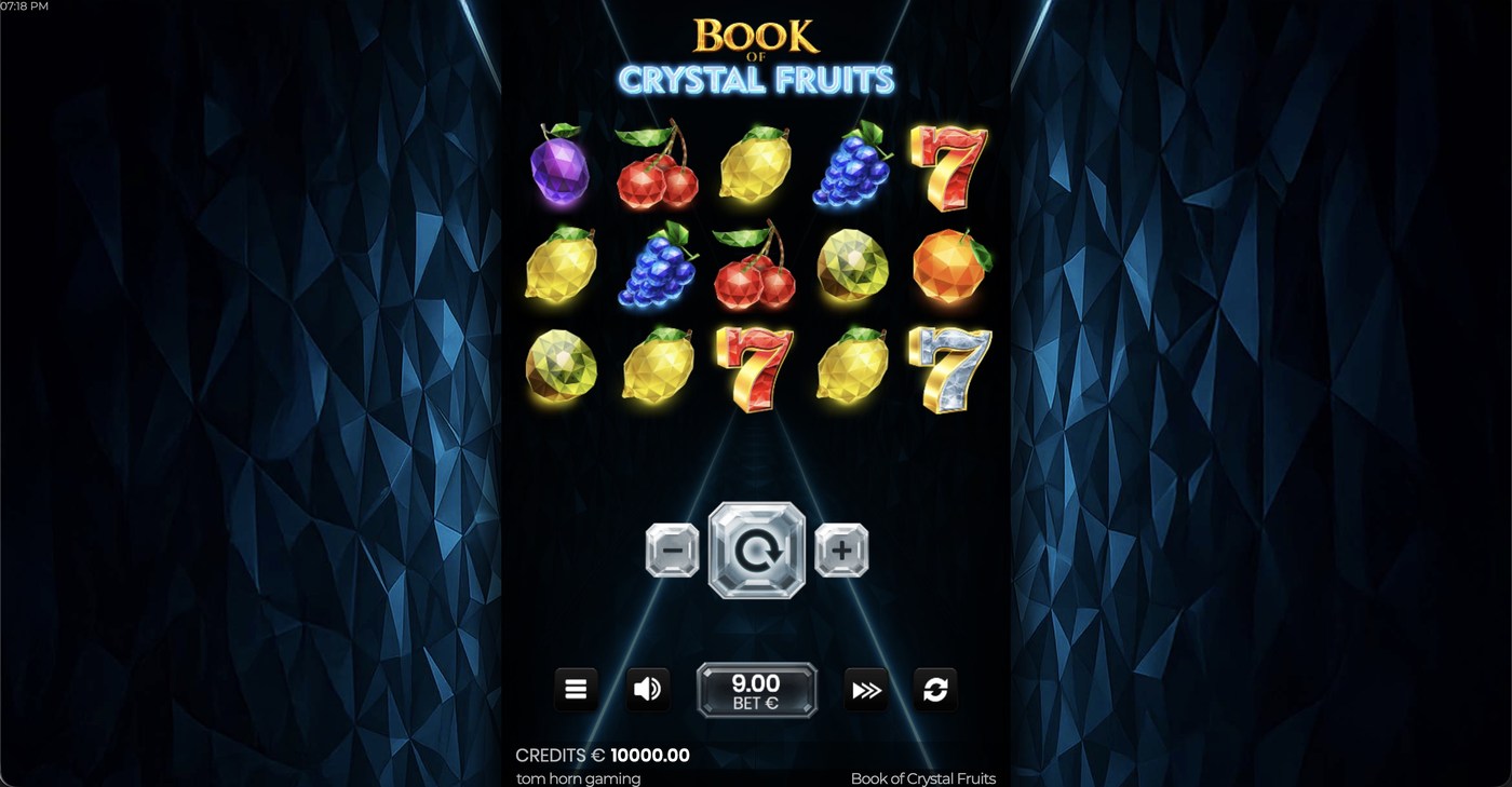 Book of Crystal Fruits: image of main menu