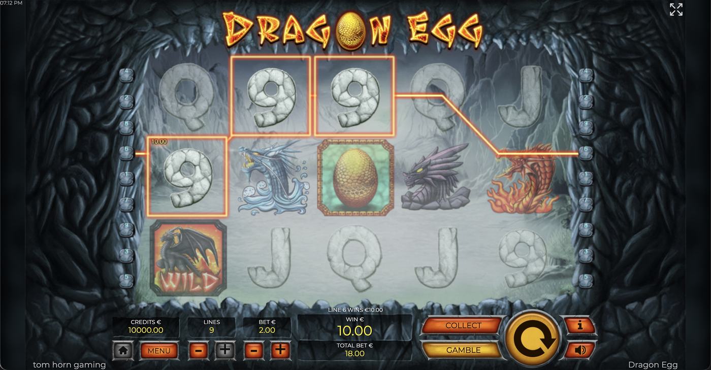 Dragon Egg: image of winning